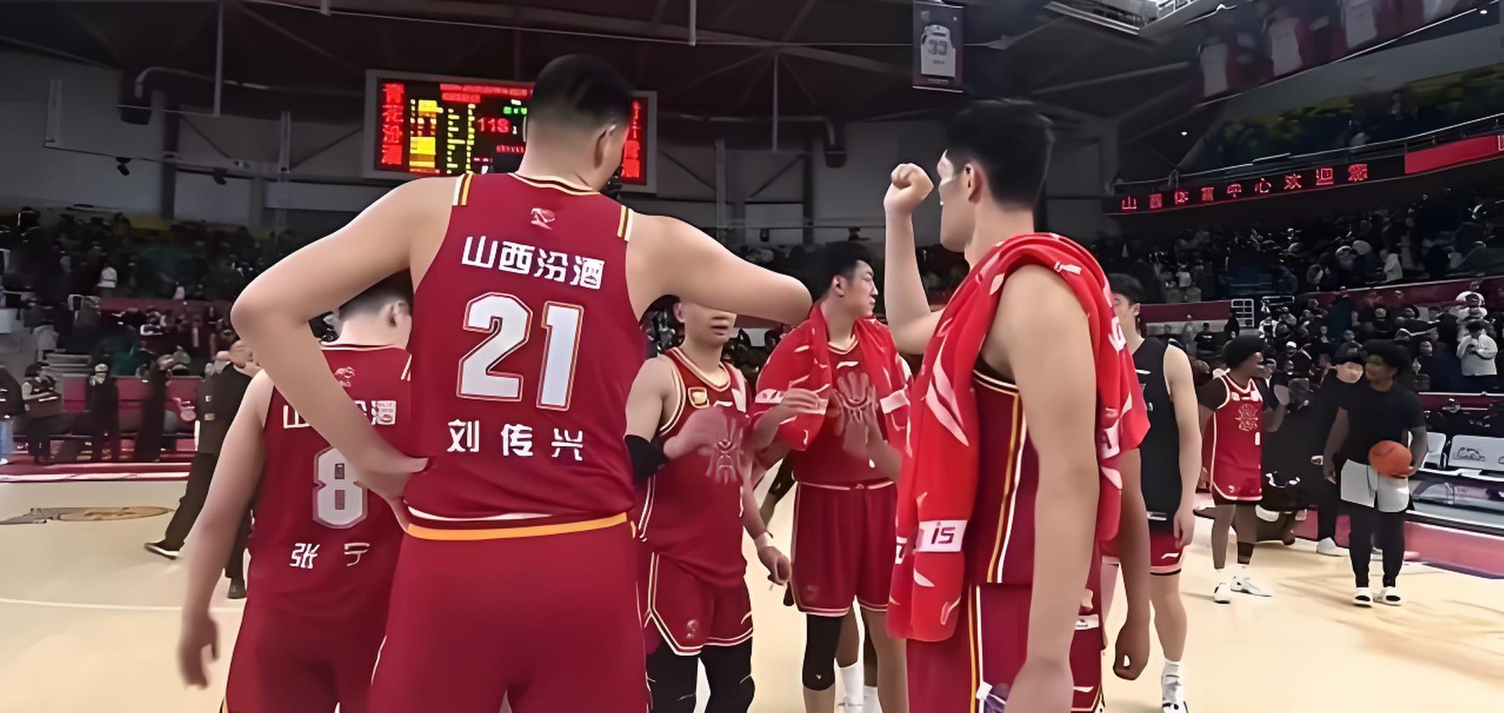 山西男篮稳坐积分榜前列，胜湖南队