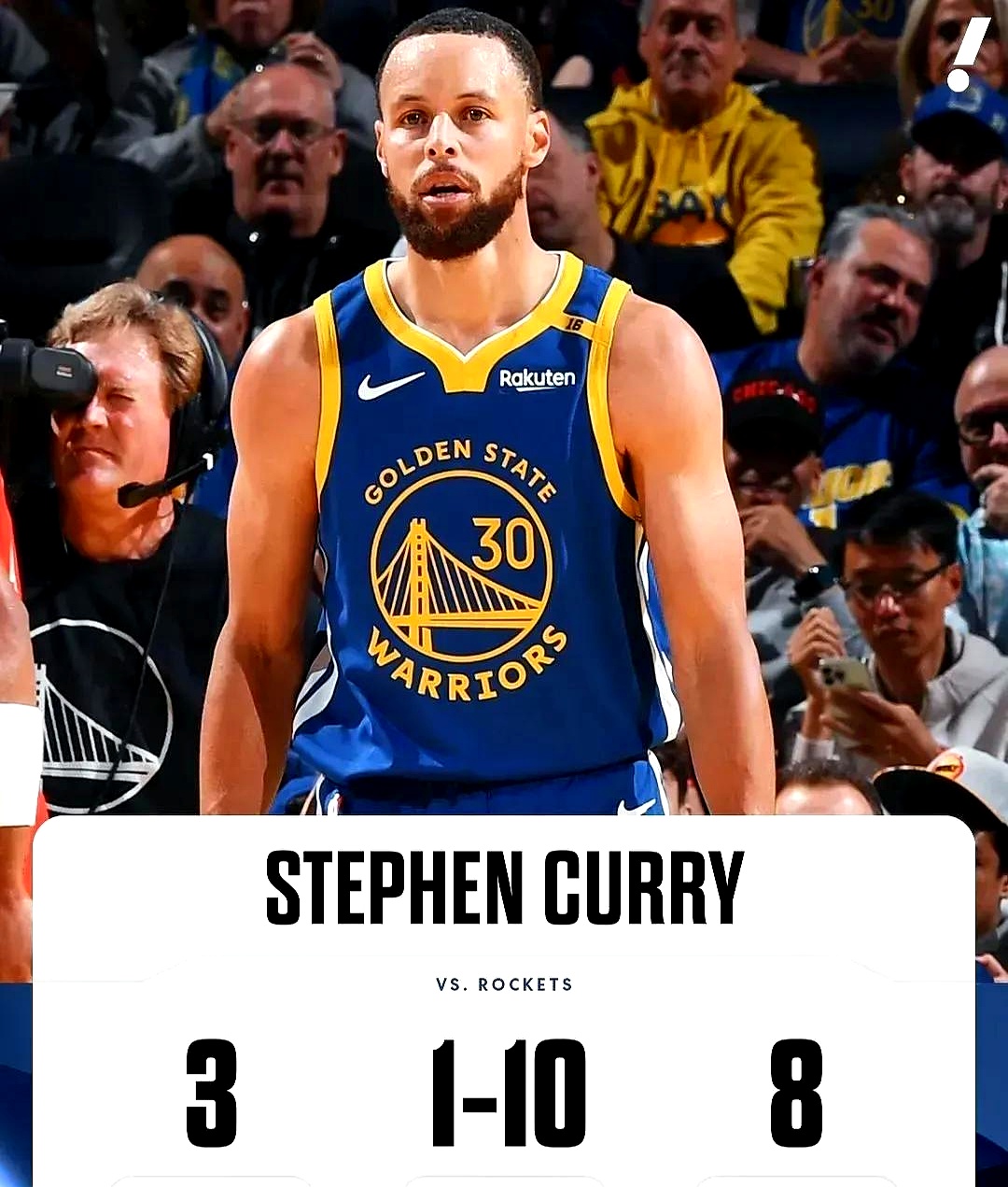 勇士客场战胜爵士，库里砍下30分